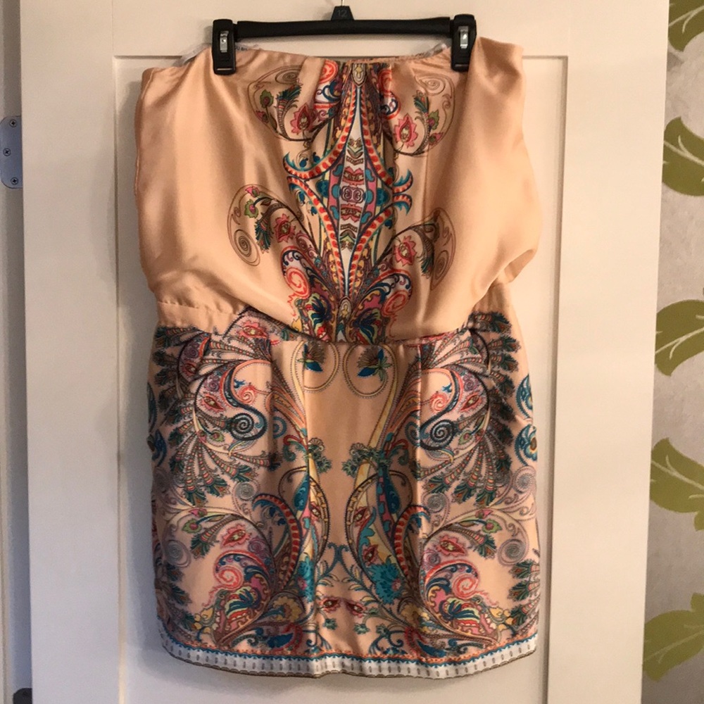 Mini strapless  dress